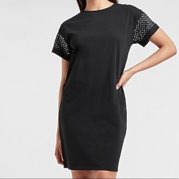 Express rhinestone embellished dress sz Xl - Picture 2 of 4